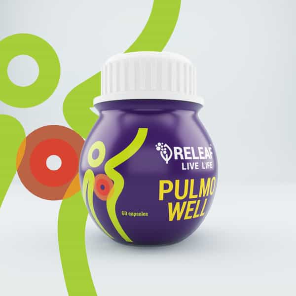 Releaf Pulmo Well Ayurvedic Respiratory Support 60N