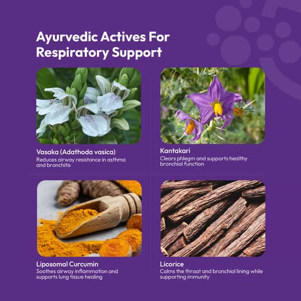 Releaf Pulmo Well Ayurvedic Respiratory Support 60N