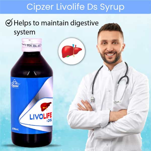 Cipzer Livolife Ds Syrup|It Provides Nutritional Support | Improves Appetite | Digestion-500 Ml