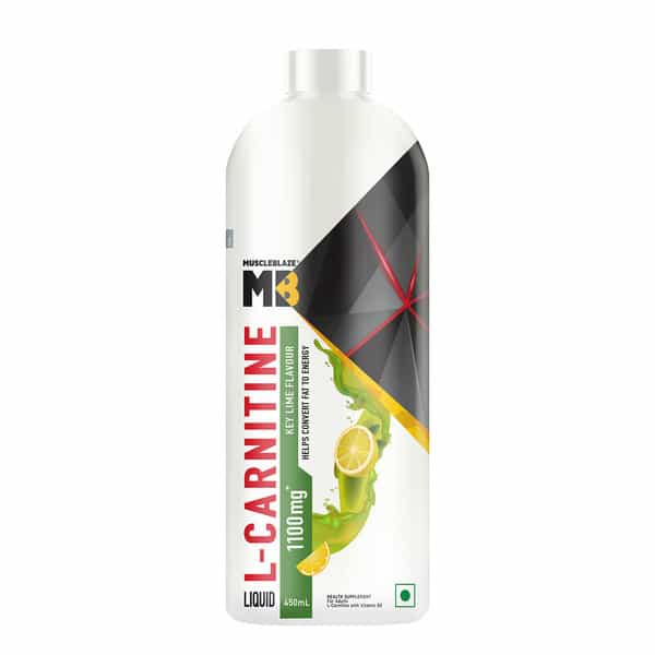 Muscleblaze Liquid L-Carnitine 450 Ml (Lemon Lime)