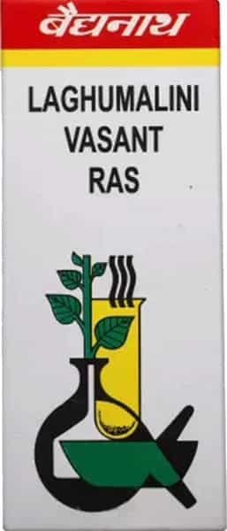 Baidyanath Laghumalini Basant Ras Helps In The Treatment Of Chronic Fever 40 Tablets