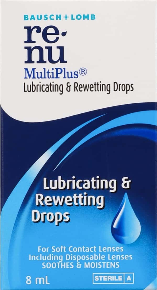 Bausch & Lomb Renu Multiplus Eye Drop Bottle Of 8 Ml