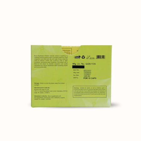 Briyo Breatheease | Experiencing Trouble-Free Breathing During Common Cold - 10 Inhalant Capsules
