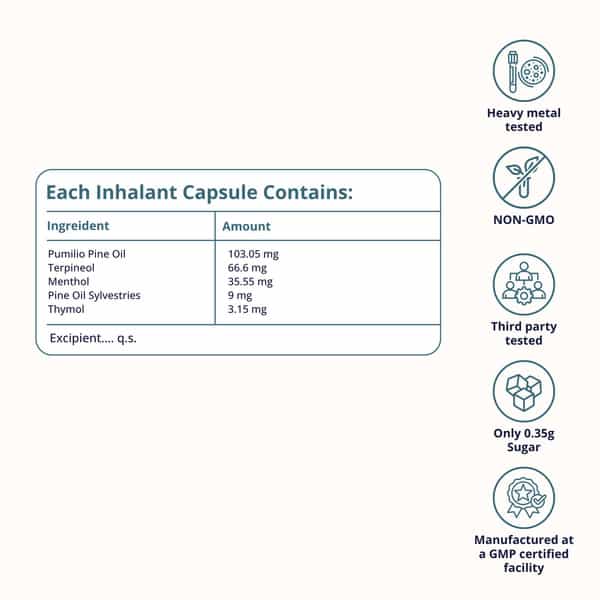 Briyo Breatheease | Experiencing Trouble-Free Breathing During Common Cold - 10 Inhalant Capsules