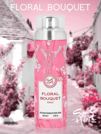 Sweet Heart Floral Bouquet Italy (Pink) Deodorant Perfumed Bodyspray 200ml