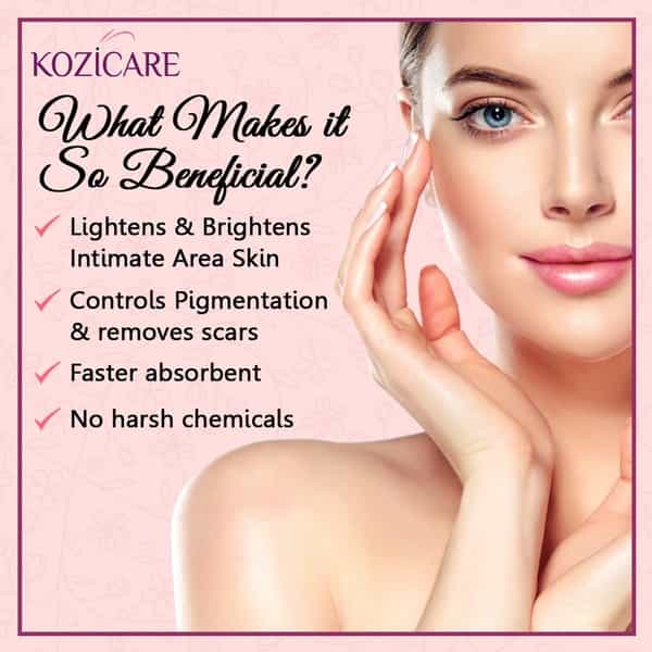Kozicare Intimate Lightening Serum For Lighten Intimate Area Skin - 30Ml