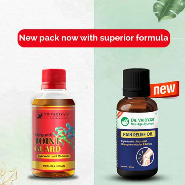 Dr. Vaidya's Pain Relief Oil -100 Ml - Pack Of 2