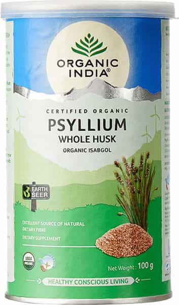 Organic India Psyllium Whole Husk 100 Gm