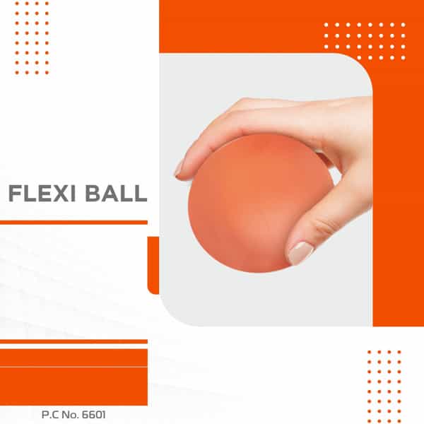 Vissco Flexiball|Stress Reliever|Ideal To Exercise Muscles Of The Finger -Medium Resistance (Red)