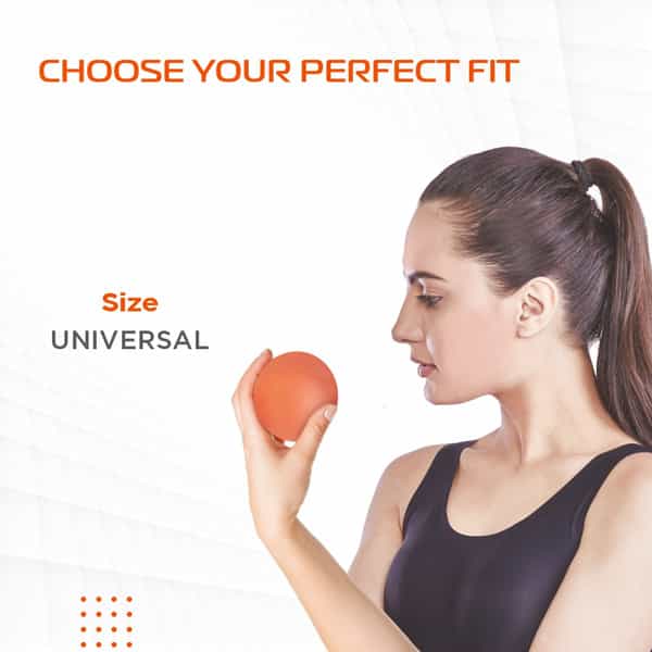Vissco Flexiball|Stress Reliever|Ideal To Exercise Muscles Of The Finger -Medium Resistance (Red)