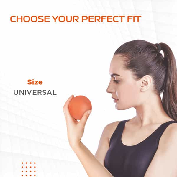 Vissco Flexiball|Stress Reliever|Ideal To Exercise Muscles Of The Finger -Medium Resistance (Red)