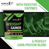 Musclexp Weight Gainer Chocolate Fudge 1Kg Pouch (2.2 Lb) X Pack Of 2