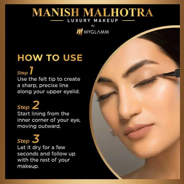 Manish Malhotra Beauty By Myglamm Precision Liquid Eyeliner-Jade Envy