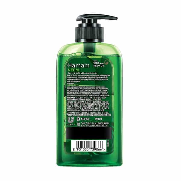 Hamam Neem Tulsi & Aloe Vera Handwash - 190 Ml
