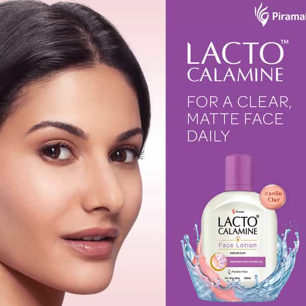 Lacto Calamine Paraben Free Face Lotion For Oily Skin Bottle Of 120Ml