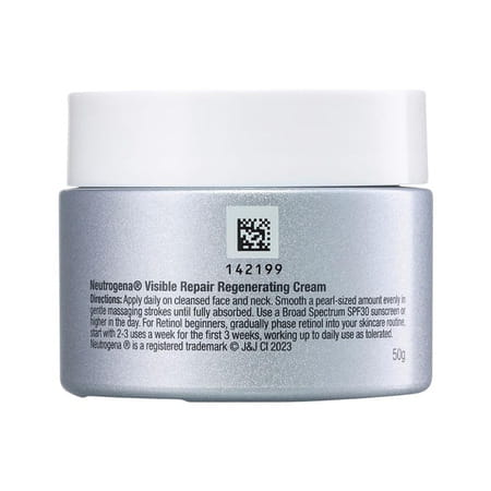 Neutrogena Visible Repair Regenerated Cream - 50G Jar - 50Ml