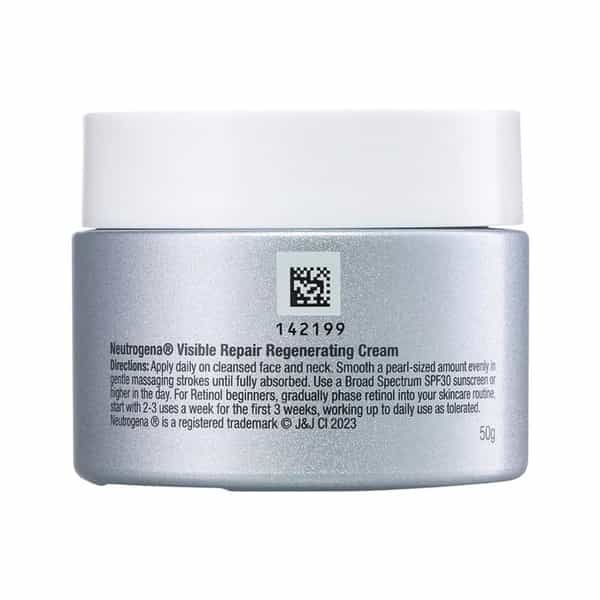 Neutrogena Visible Repair Regenerated Cream - 50G Jar - 50Ml
