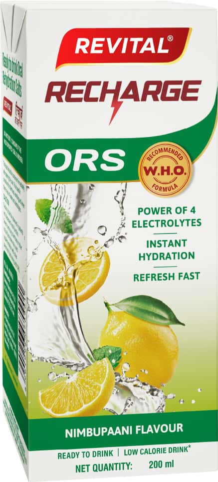 Revital Recharge Ors Nimbupaani Flavour Tetrapack 200 Ml