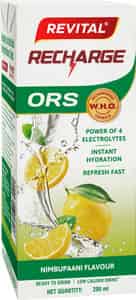 Revital Recharge Ors Nimbupaani Flavour Tetrapack 200 Ml