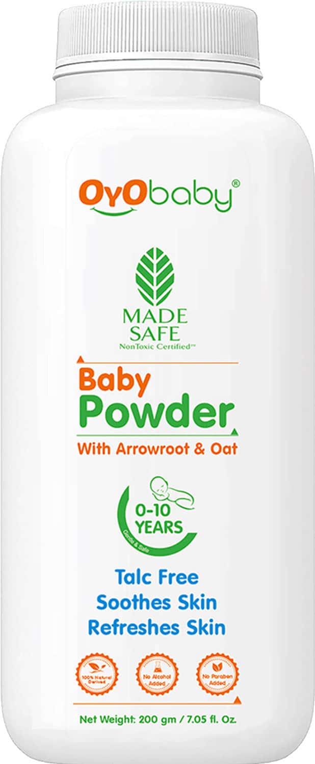 Oyo Baby Natural Dusting Baby Powder For New Born Babies 200gm