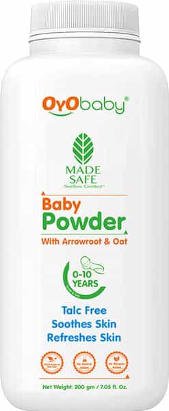 Oyo Baby Natural Dusting Baby Powder For New Born Babies 200Gm