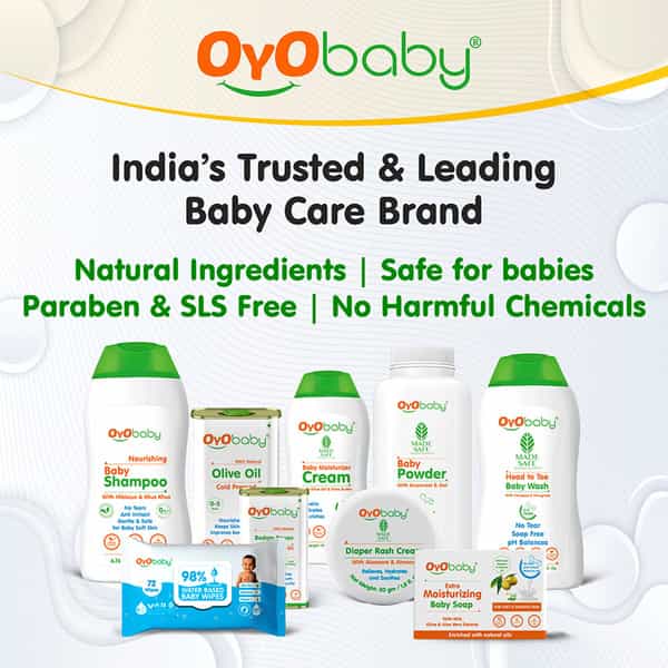 Oyo Baby Natural Dusting Baby Powder For New Born Babies 200Gm
