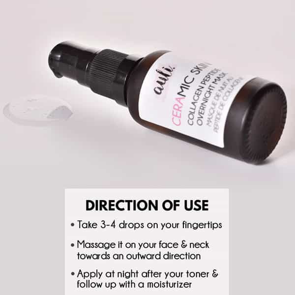 Auli Ceramic Skin Ageing And Wrinkle Removing Skin Tightening Collagen Peptidenserum - 30Ml
