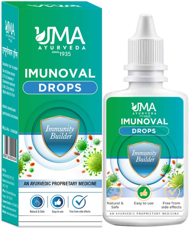 Uma Ayurveda Imunoval Drop Ayurvedic Drops 30 Ml