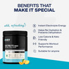 Myfitfuel Electrolyte Energy, Hydration, Replenishment +Green Tea Extract, L-Threonine (200G Orange)