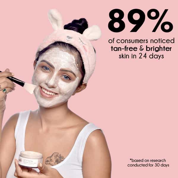 Auli Let It Glow Brightening Exfoliating Anti-Tan Facial Cream For Even Toned Skin - 60Gm