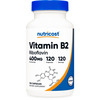 Nutricost Vitamin B2 (Riboflavin) 400Mg | 120 Capsules - Gluten Free | Non-Gmo