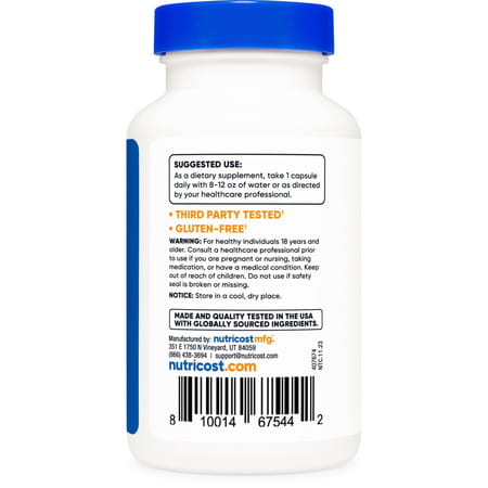 Nutricost Vitamin B2 (Riboflavin) 400Mg | 120 Capsules - Gluten Free | Non-Gmo