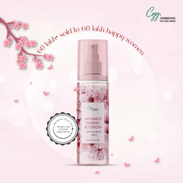 Cgg Cosmetics Japanese Cherry Blossom Body Mist - 100Ml