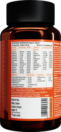 Hk Vitals Fish Oil And Multivitamin With Probiotics (60 Tablets Each) Combo Pack