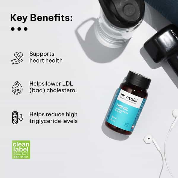 Hk Vitals Fish Oil And Multivitamin With Probiotics (60 Tablets Each) Combo Pack