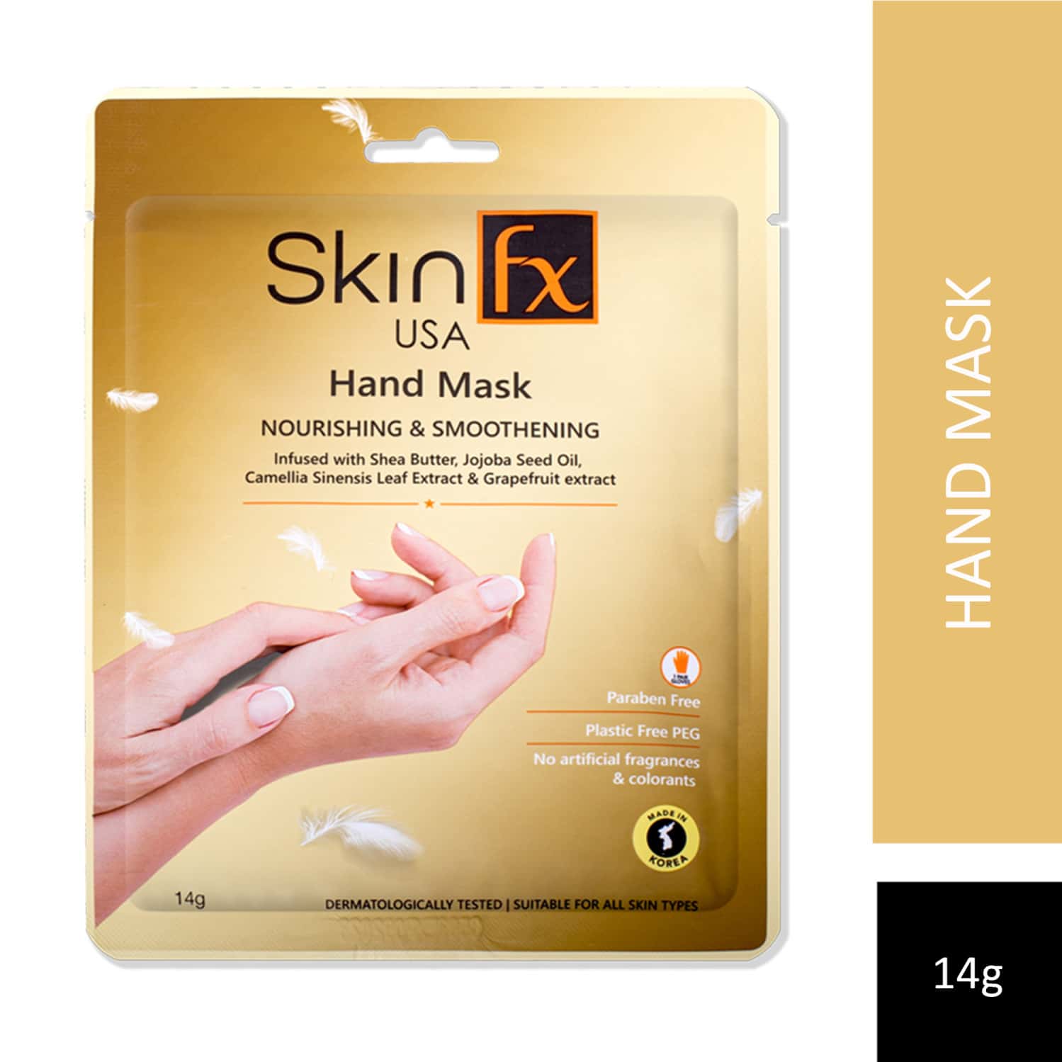 Skin Fx Hand Mask, Shea Butter, Skin Fx Jojoba Seed Oil,Grapefruit For Nourishing & Smoothening 16 G