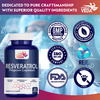 Fitness Veda99.9% Pure Trans Resveratrol 500Mg Supplement Slow Down Aging