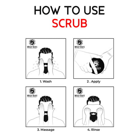 Mister Beard Skin Whitening Scrub 100gm