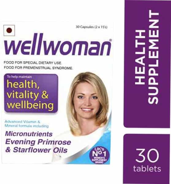 Wellwoman - Health Supplements With Wellman 30 Tablet Free