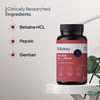 Miduty Betaine Hcl & Pepsin - Gas - Acidity - Bloating - Anti-Acid Stomach Care- 60 Capsules