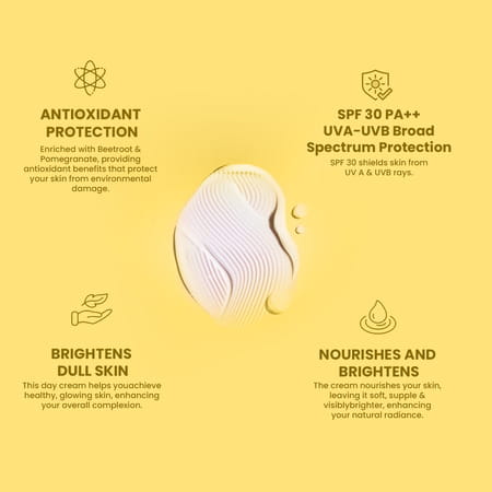 The Skin Story Glowing Skin Day Cream Spf 30 With Beetroot & Pomegranate 40G