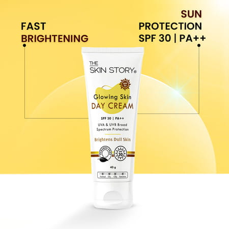 The Skin Story Glowing Skin Day Cream Spf 30 With Beetroot & Pomegranate 40G