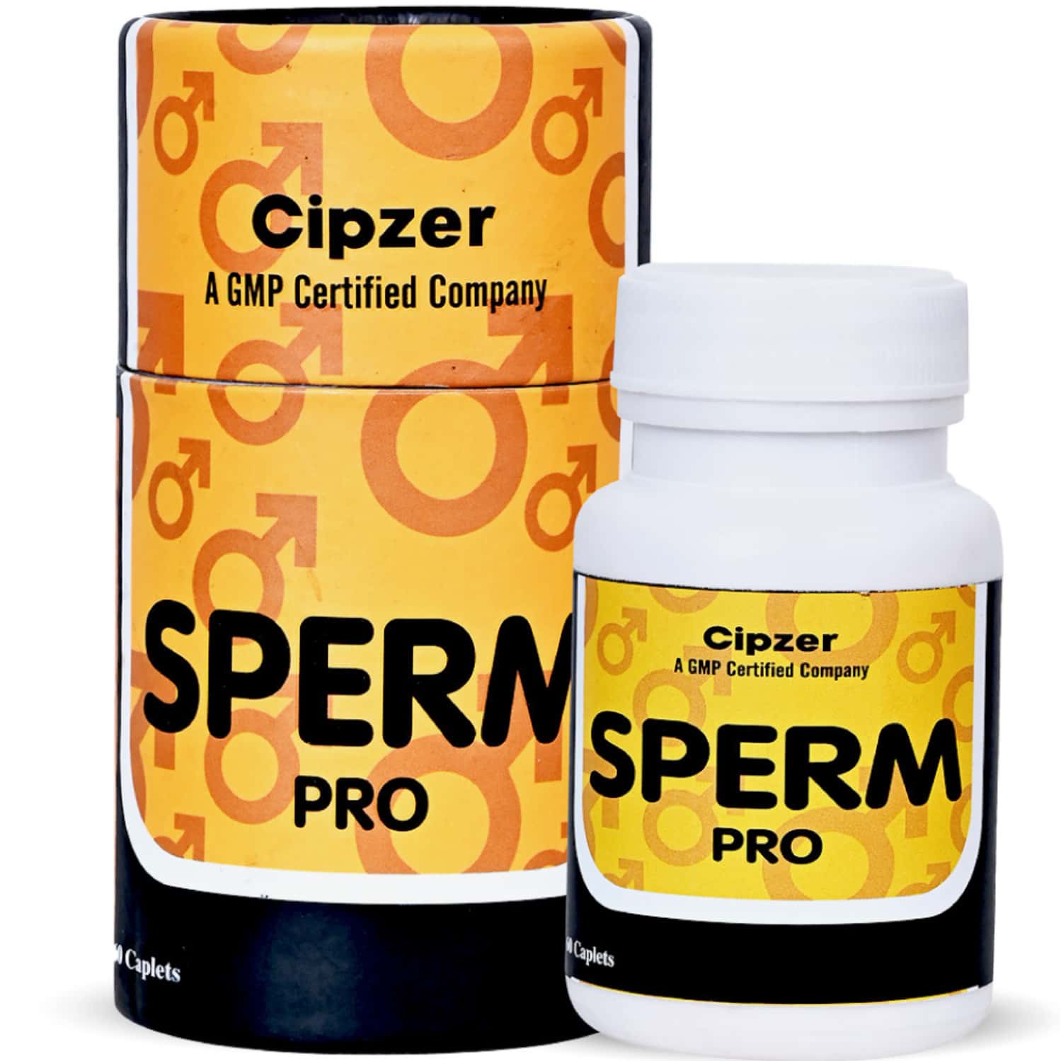 Cipzer Sperm Pro 60 Capsules | Increase Sperm Quality & Quantity | Enhances Male Reproductive