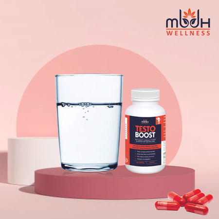 Mbdhwellness Testoboost-Ayurvedic Capsules For Muscle Gain-Gokhru Ashwangandha & More (Pack Of 3)