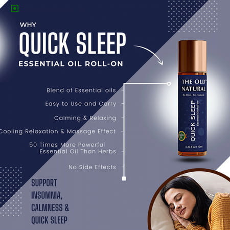 The Old Natural Quick Sleep Roll On For Instant Sleep Stress Relief Relaxation