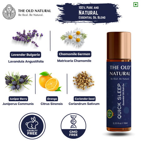 The Old Natural Quick Sleep Roll On For Instant Sleep Stress Relief Relaxation