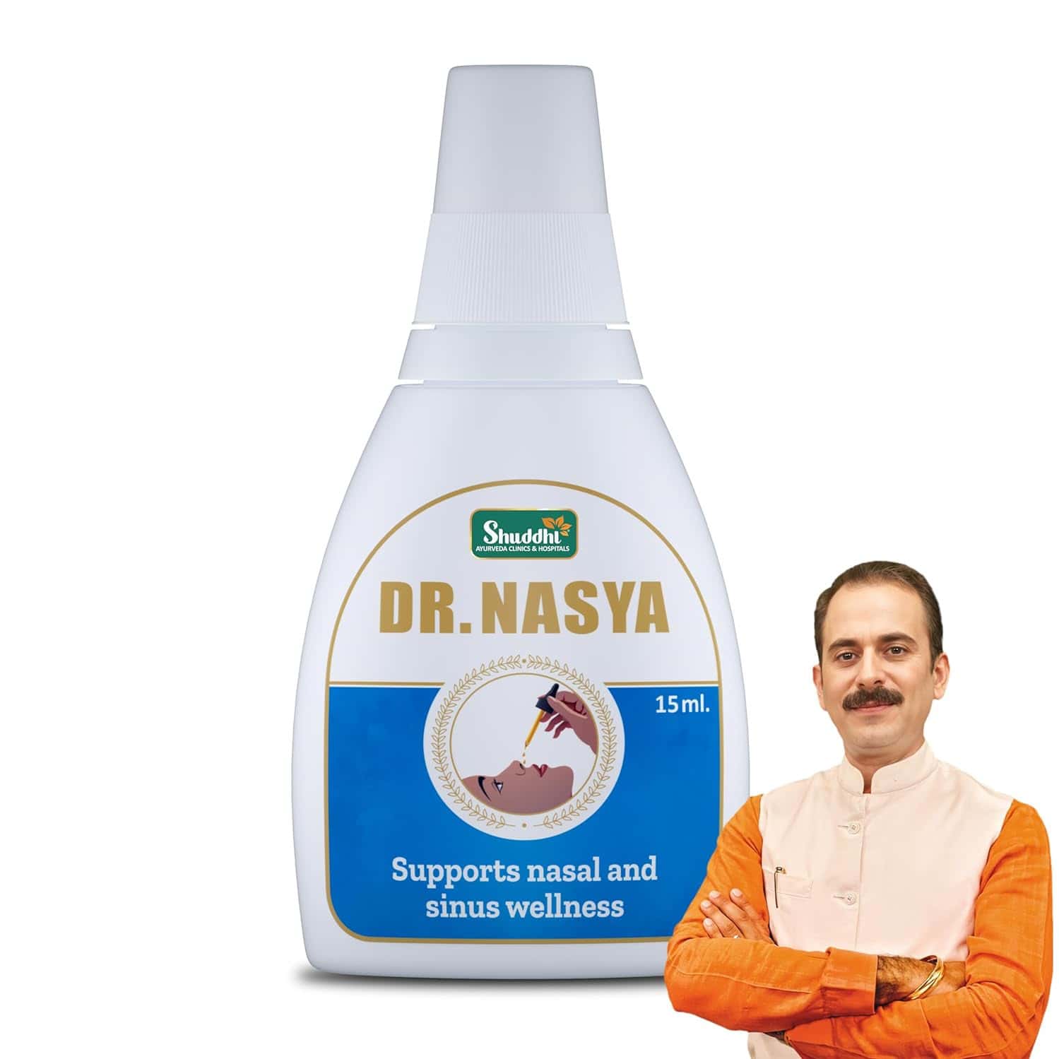 Shuddhi Dr. Nasya(nose) Oil/drops | Ayurvedic Nasal Drops For Blocked Nose | 15ml