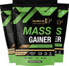 Musclexp Mass Gainer Chocolate Fudge 1Kg Pouch (2.2 Lb) (Pack Of 3)