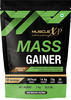 Musclexp Mass Gainer Chocolate Fudge 1Kg Pouch (2.2 Lb) (Pack Of 3)
