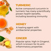 Akiva Love Turmeric Honey Ginger Immunity Booster Health Shots - 15 Shots
